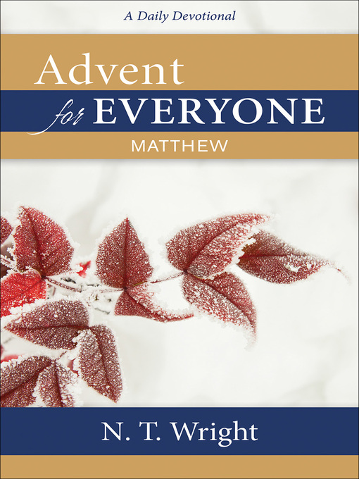 Title details for Advent for Everyone by N.T. Wright - Wait list